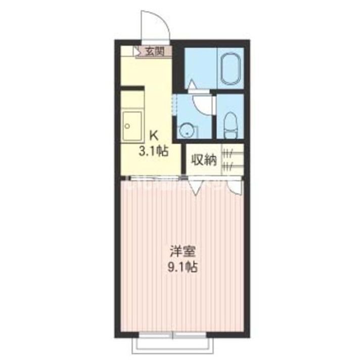 ソレーユAの間取り