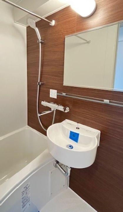 東京都新宿区山吹町(マンション)の賃貸物件の風呂