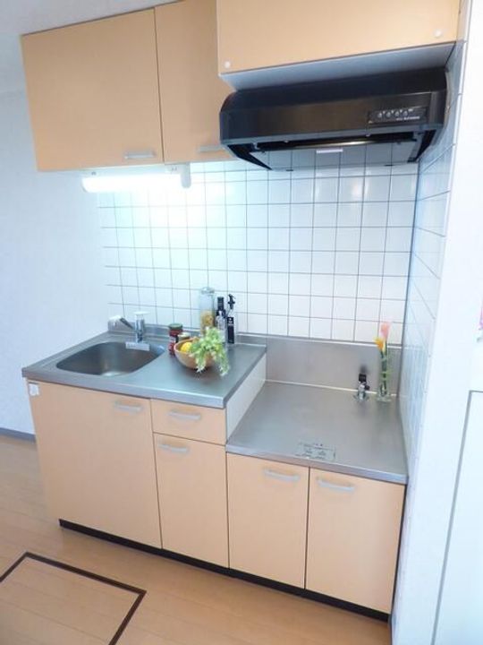 埼玉県鶴ヶ島市大字上広谷(マンション)の賃貸物件のキッチン