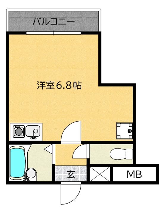 エレガンス17の間取り