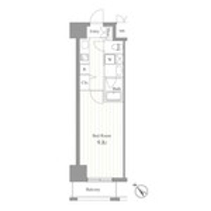 東京都台東区蔵前2(マンション)の賃貸物件の間取り