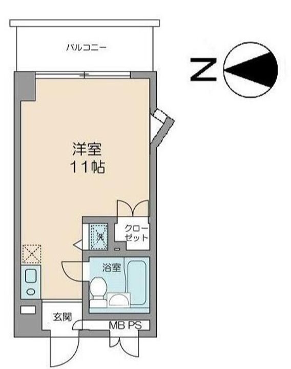 神奈川県横浜市緑区台村町(マンション)の賃貸物件の間取り