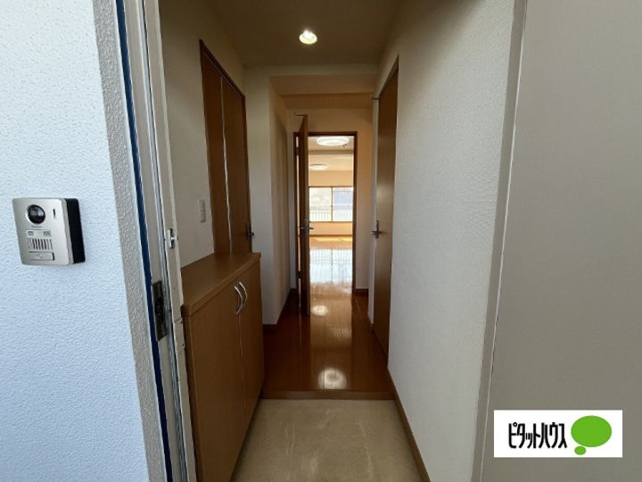 福島県郡山市桑野4(マンション)の賃貸物件の玄関