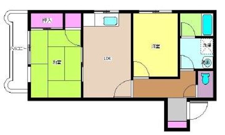 ブルーミング南行徳の間取り