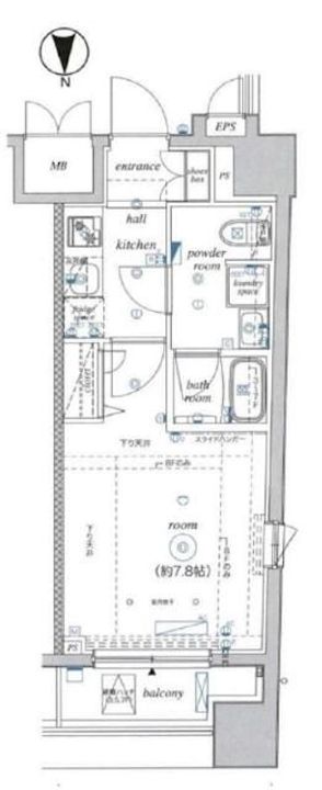 東京都新宿区中落合3(マンション)の賃貸物件の間取り