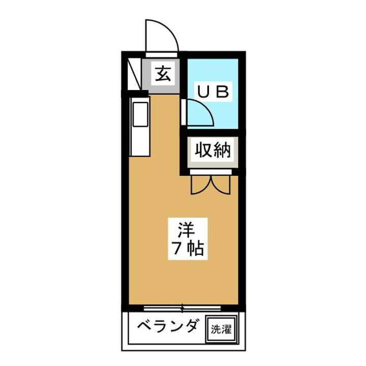 千葉県市川市南八幡3(アパート)の賃貸物件の間取り