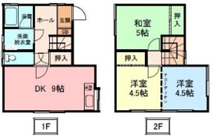 兵庫県神崎郡神河町貝野(一戸建)の賃貸物件の間取り