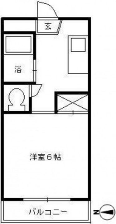 Uマンションの間取り