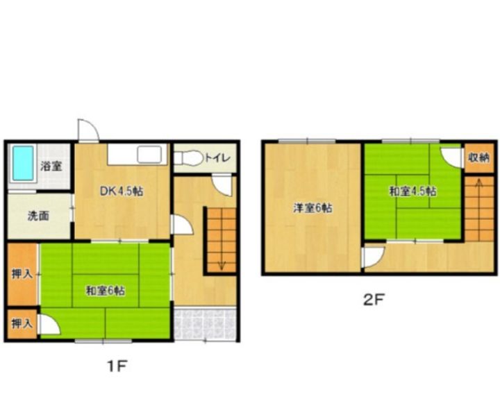 福岡県久留米市荒木町荒木(一戸建)の賃貸物件の間取り