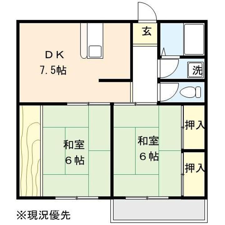 第2寿ハイツの間取り