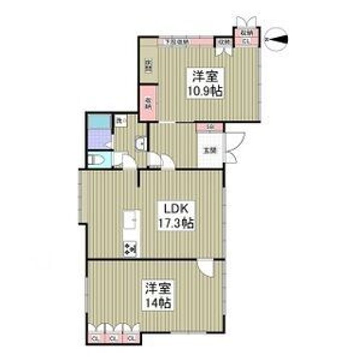 栃木県宇都宮市駒生町(一戸建)の賃貸物件の間取り
