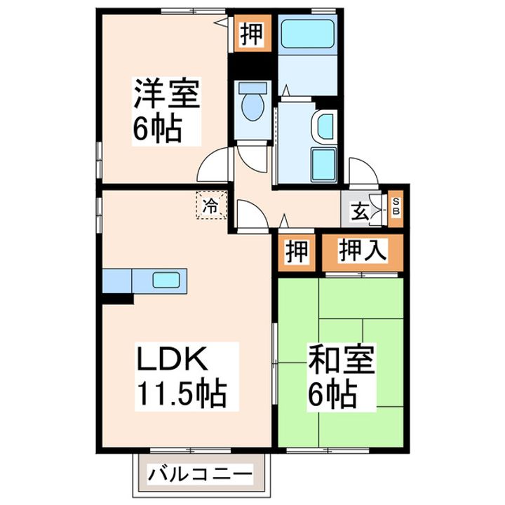 ガーデンコートみずき台の間取り