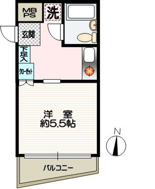クリオ妙蓮寺弐番館の間取り