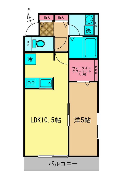 メゾン2438の間取り