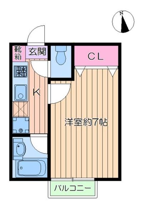 クライティリア竹ノ塚の間取り