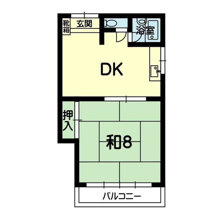 新外ハイツの間取り