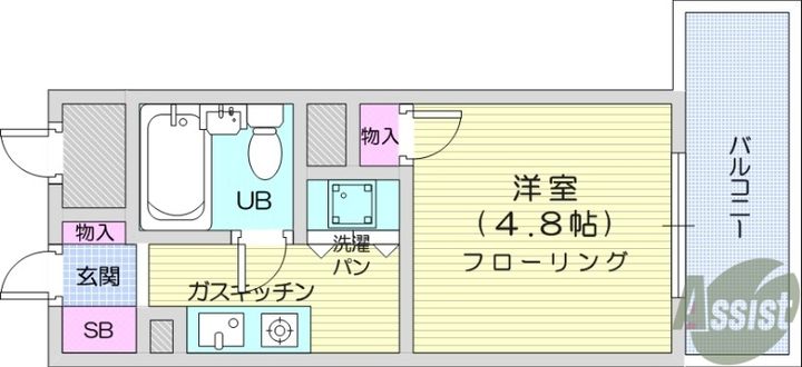 ライオンズマンション大和第5の間取り