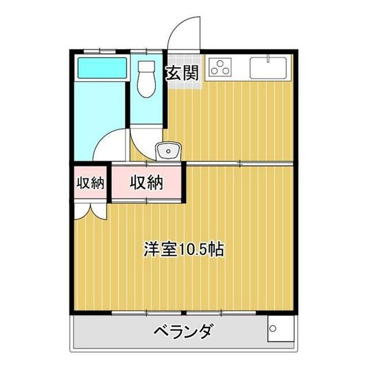 コーポ福永の間取り