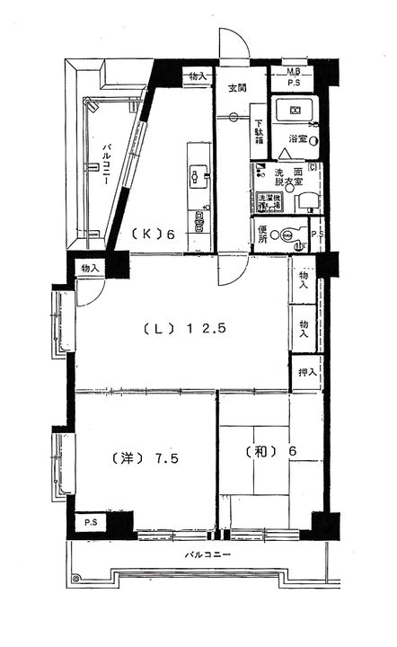 ハイマート横浜の間取り