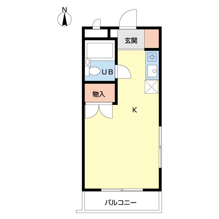 αNEXT前橋第3の間取り