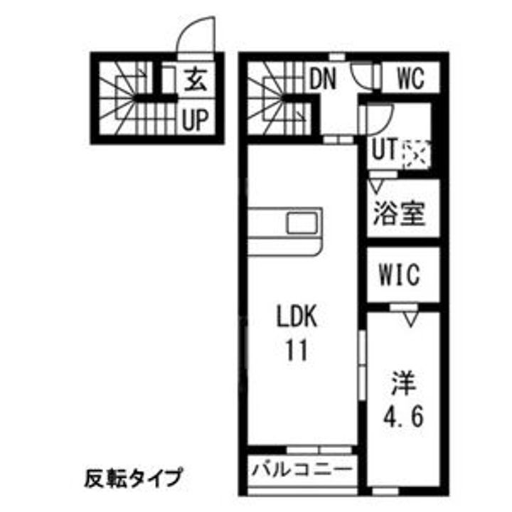 PIA蒲町IIの間取り