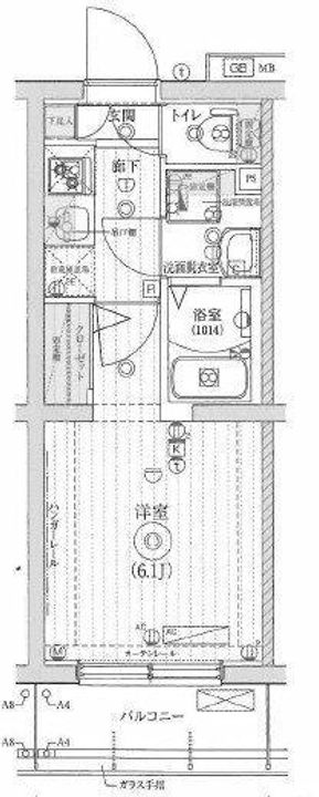 リライア川崎WEST SIDEの間取り