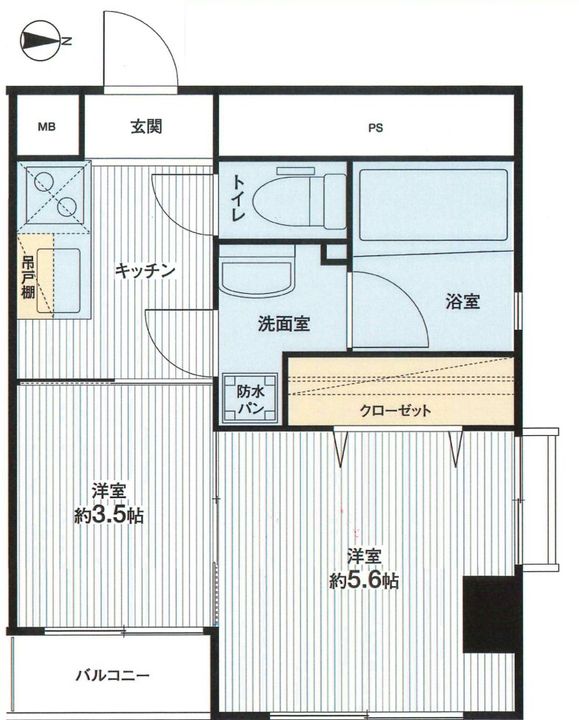 東京都練馬区豊玉上2(マンション)の賃貸物件の間取り