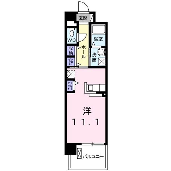 マンハッタンの間取り