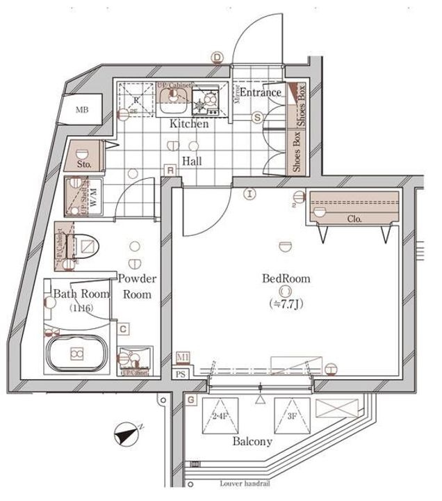 ガリシア上目黒の間取り