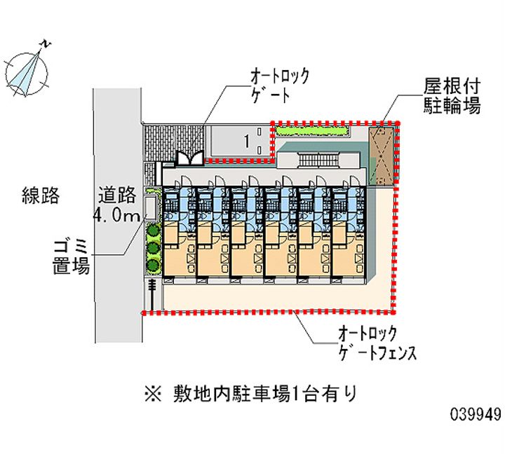 東京都福生市志茂(アパート)の賃貸物件の地図