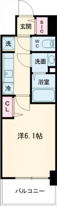 アドバンス神戸パーチェの間取り