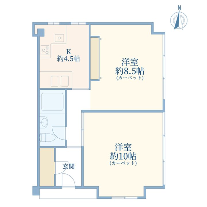 コープオリンピアの間取り