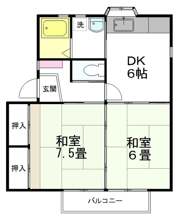 メゾン里の間取り