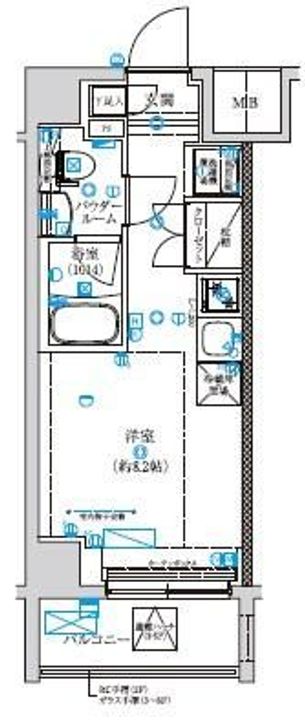 エルフォルテ品川フェリスの間取り