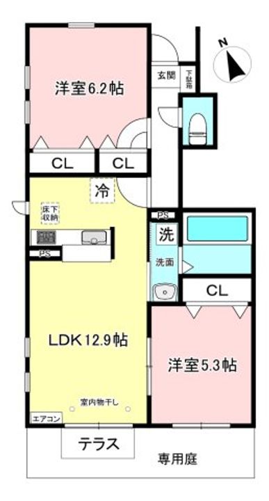 カトレアの間取り
