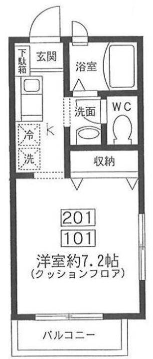 ドゥポンスの間取り