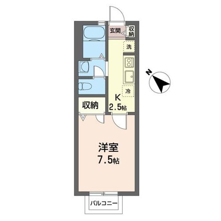 シャリテSの間取り