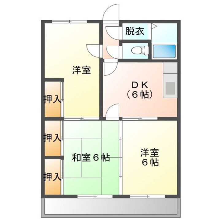 マンションフェリシモの間取り