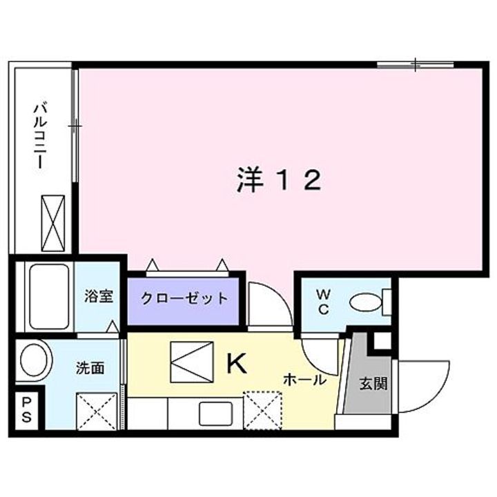 京都府京都市伏見区下鳥羽前田町(アパート)の賃貸物件の間取り
