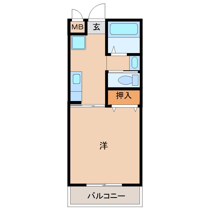ヒルズリバーサイド東間の間取り