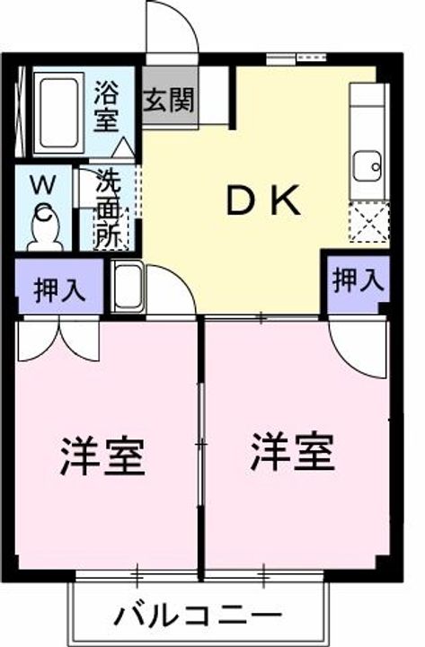 ノースヒルズミハラIの間取り