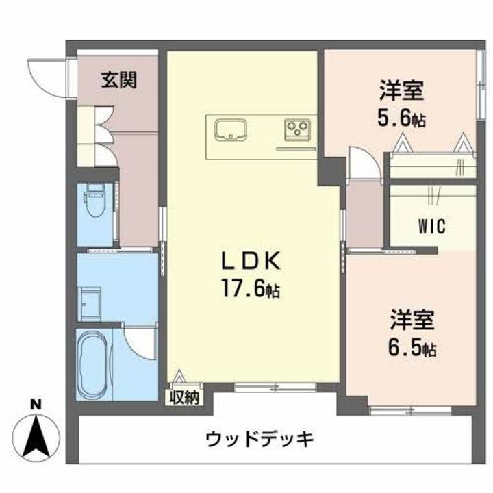 シャーメゾンキャメリアの間取り