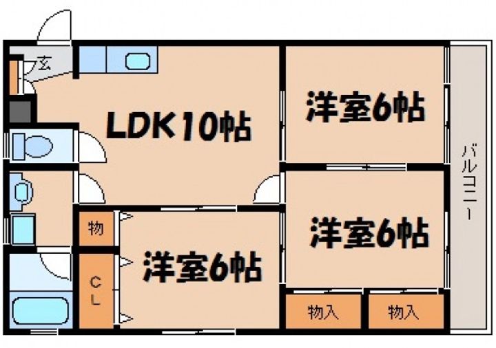 コーポタカヤマの間取り