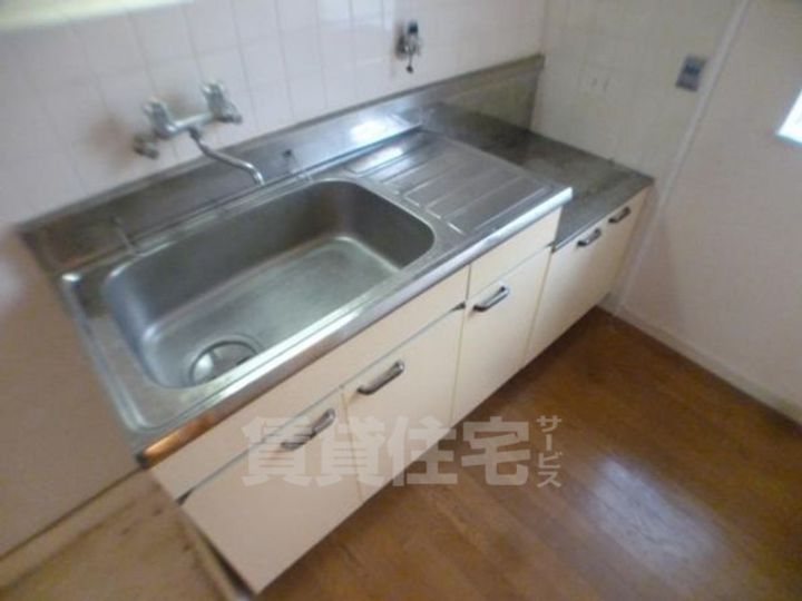 京都府京都市北区西賀茂中川上町(アパート)の賃貸物件のキッチン