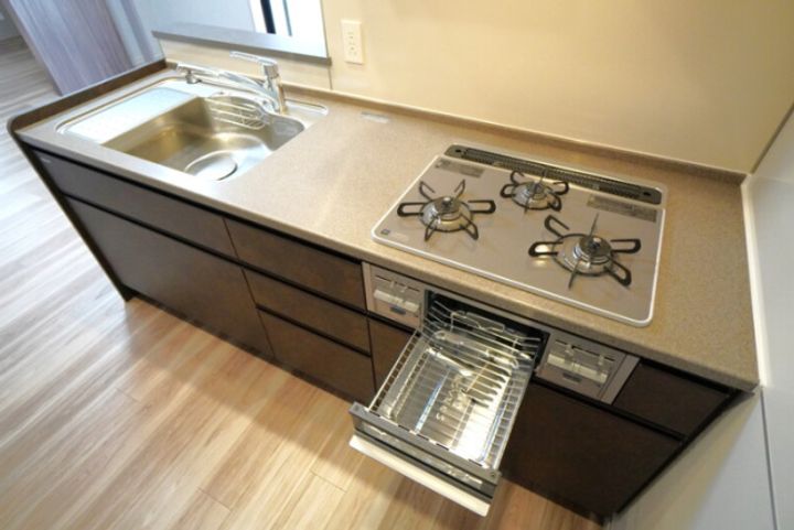 東京都台東区上野1(マンション)の賃貸物件のキッチン