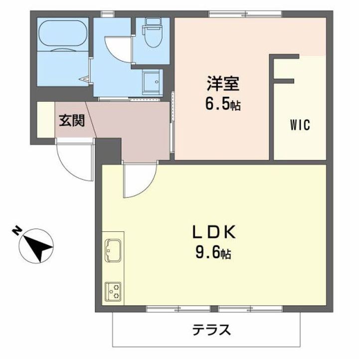 アミイコートAの間取り