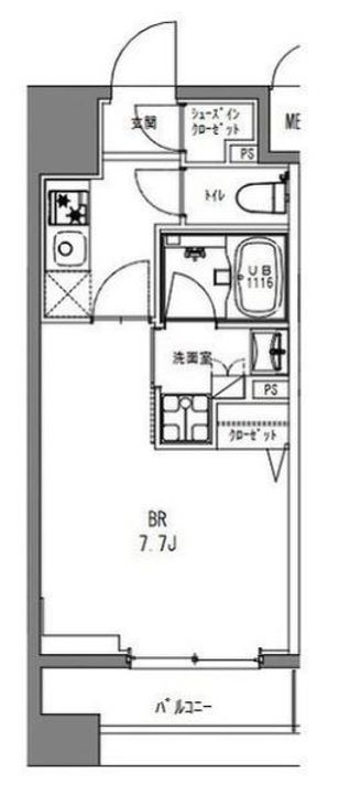 La Douceur秋葉原の間取り