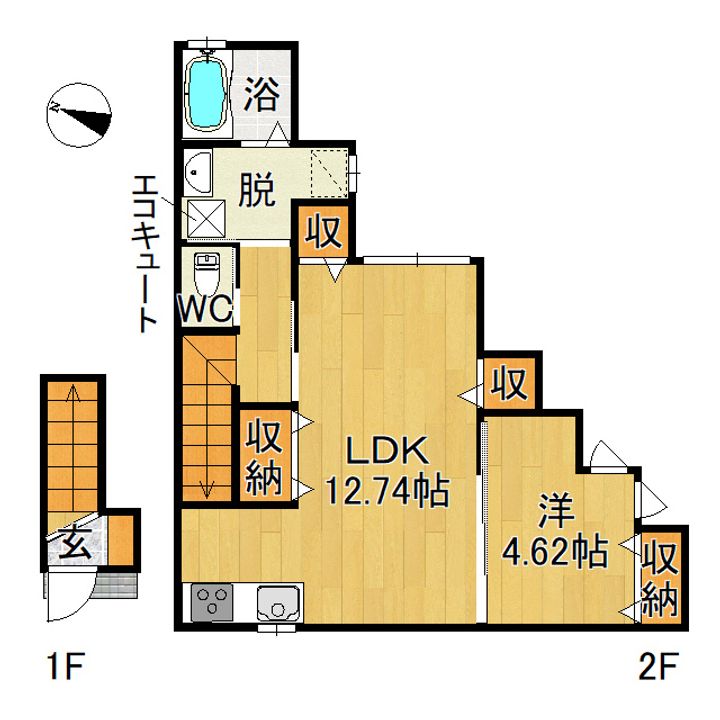 クレヴィアの間取り