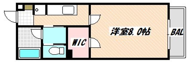 千葉県船橋市東船橋4(アパート)の賃貸物件の間取り