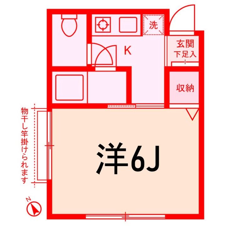 ヴィンテージ日ノ出町の間取り